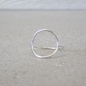 Full Circle Ring//Argentium Sterling Silver//Handcrafted//Made to order image 9