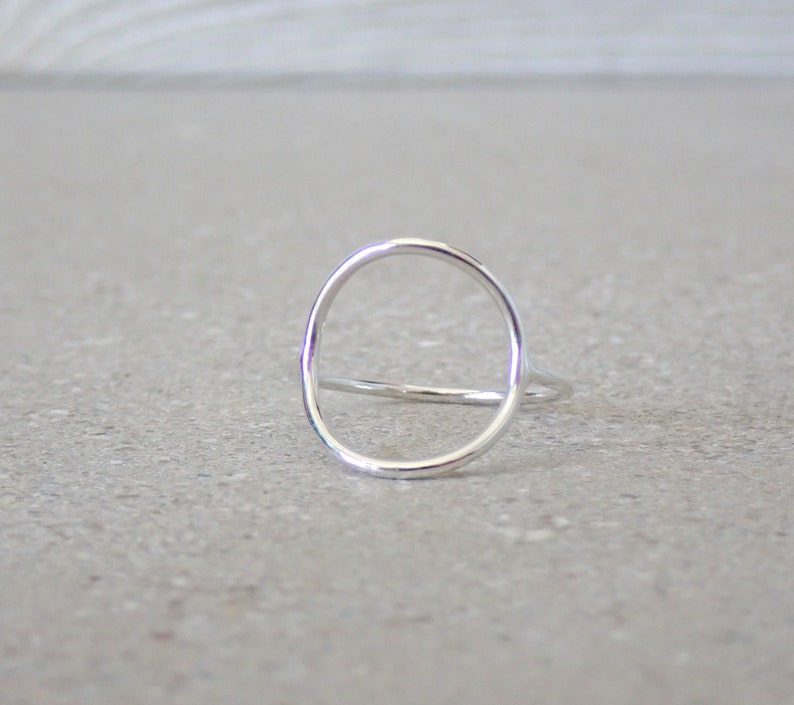 Full Circle Ring//Argentium Sterling Silver//Handcrafted//Made to order image 9