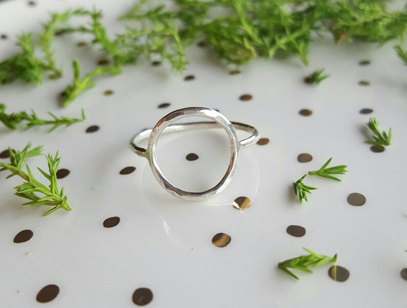 Full Circle Ring//Argentium Sterling Silver//Handcrafted//Made to order image 4