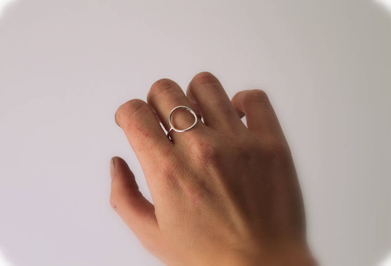 Full Circle Ring//Argentium Sterling Silver//Handcrafted//Made to order image 7