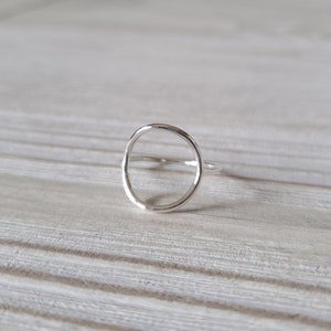 Full Circle Ring//Argentium Sterling Silver//Handcrafted//Made to order image 6