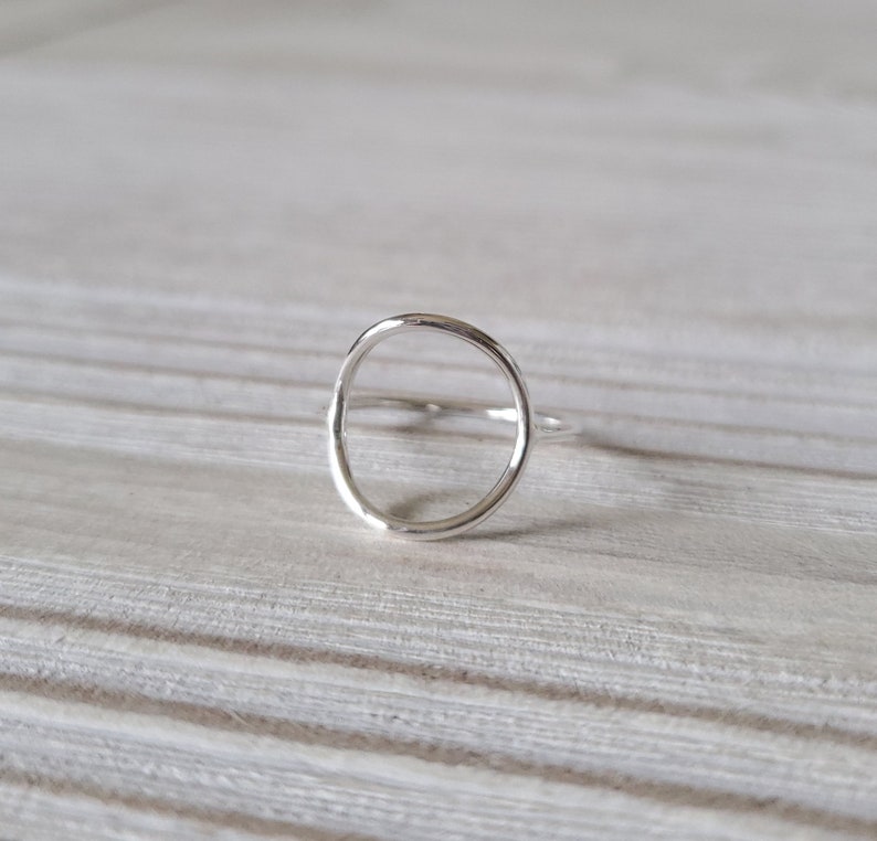 Full Circle Ring//Argentium Sterling Silver//Handcrafted//Made to order image 6