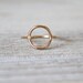 Full Circle Ring//Pink or Yellow 14kt Gold filled//Handcrafted 