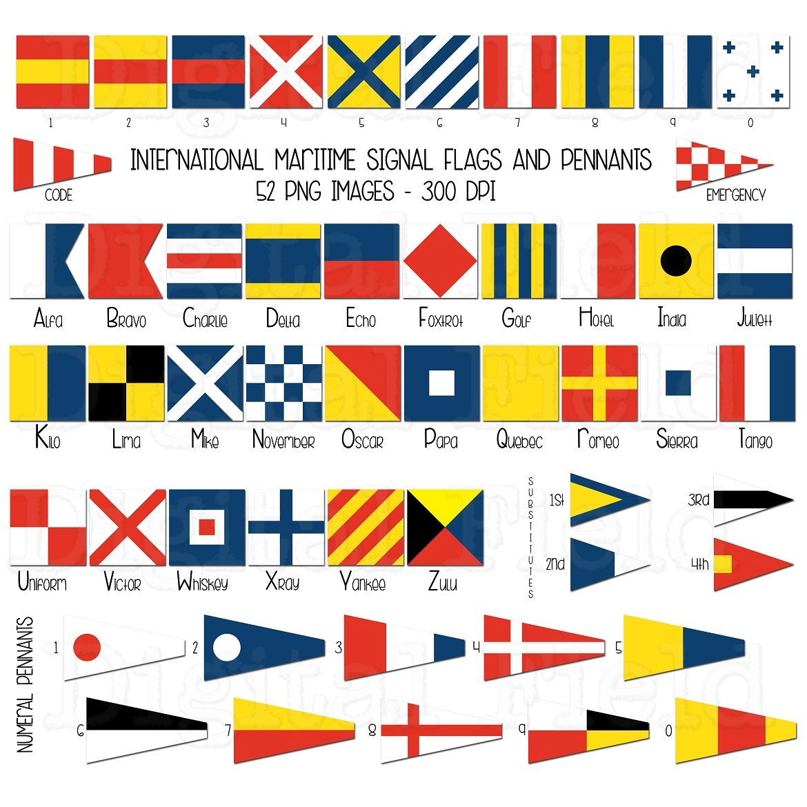 Nautical Flags And Pennants