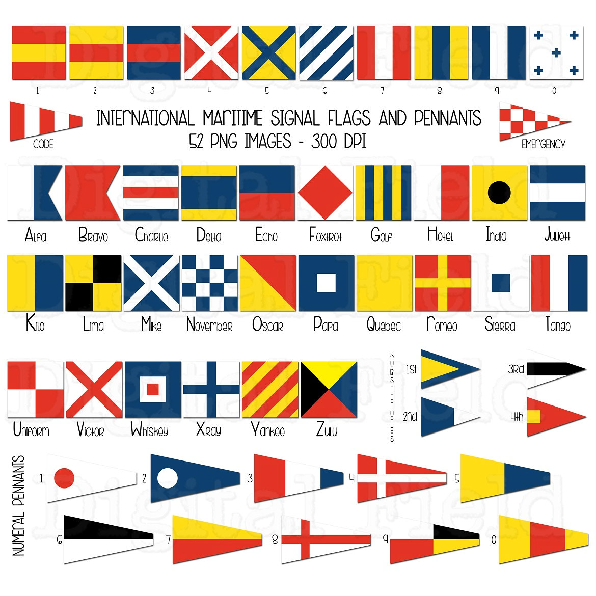 nautical flags and pennants