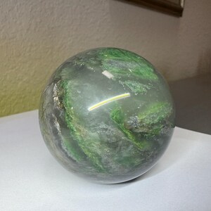 Enchanted Forest Shift Knob - Green Fuchsite & Quartz Gear Shifter - Unique Crystal Car Accessories, Custom Car Guy Gift, JDM Shifter