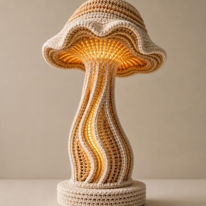 Wzór na lampę z sową na szydełku – zestaw dekoracji do domu Amigurumi w formacie PDF