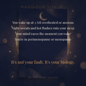 Menopause Sleep Workbook | Hot Flash & Night Sweats Relief | 3AM Wake Up Tracker | Perimenopause Sleep Journal | Fillable PDF Download