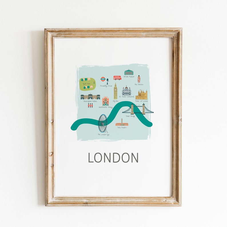 Travel art print/City print/London Poster/Map Print/Play room Deco/Wall Art/City map /Nursery print/Kids print/Educational prints Travel art print/City print/London Poster/Map Print/Play room Deco/Wall Art/City map /Nursery print/Kids print/Educational prints