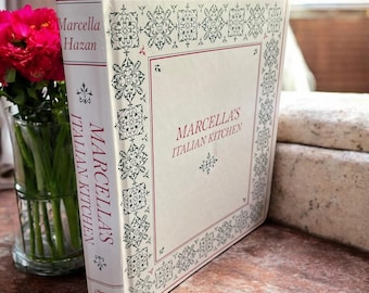 Vintage 1987 Marcella’s Italian Kitchen Cookbook By Marcella Hazan Hardcover Retro Alfred A. Knopf Italian Recipe Retro Kitchen Decor
