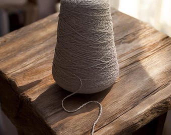 Vintage Conshohocken Cotton Co Softball Yarn Cone 12.5 oz Color 108 Mud Weaving