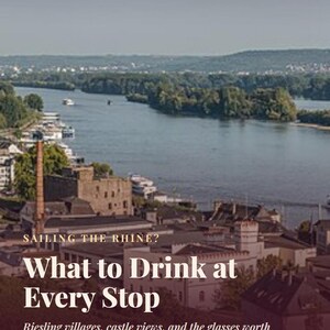 River Cruise Gift — Sommelier Wine Guide for European River Cruises, Bon Voyage, Retirement, Birthday image 5
