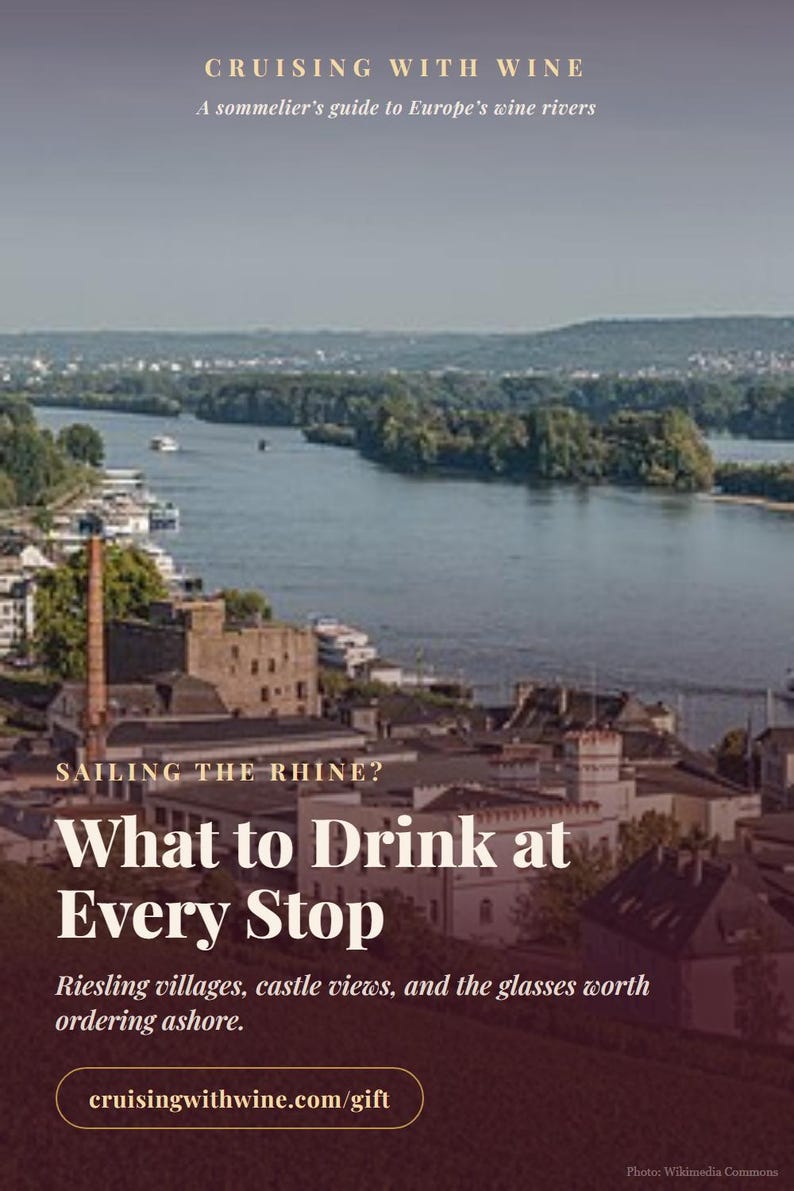 River Cruise Gift — Sommelier Wine Guide for European River Cruises, Bon Voyage, Retirement, Birthday image 5