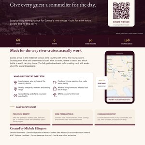 River Cruise Gift — Sommelier Wine Guide for European River Cruises, Bon Voyage, Retirement, Birthday image 11