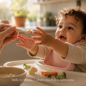 Milk to Meals: A Gentle Guide to Weaning Your Baby | Baby Feeding Guide PDF | Starting Solids Ebook