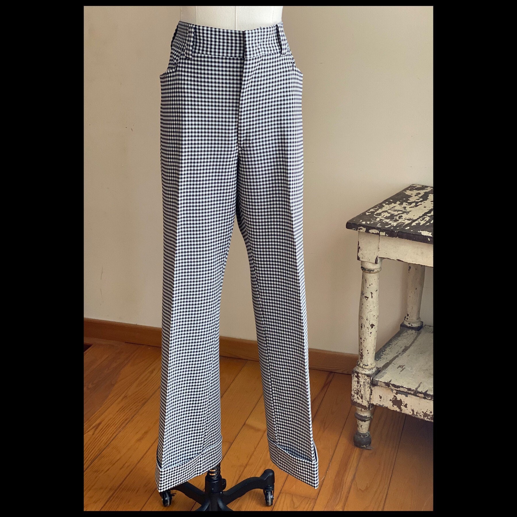 Vintage 1970s Trousers Wide Leg Flares 
