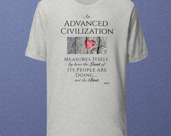 Humanity - Advanced Civilization Unisex Soft Cotton T-shirt
