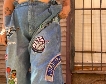 nba patch pants
