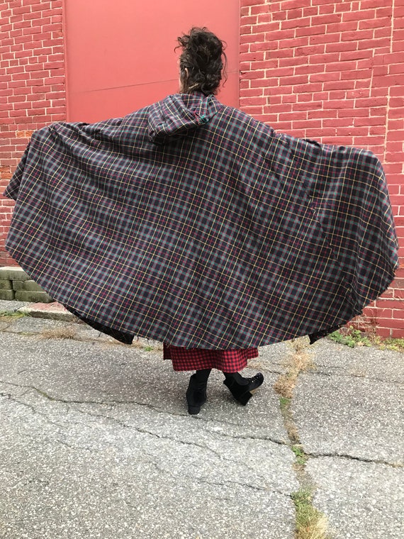 Incredible rare Handmade plaid 1940s vintage flan… - image 3