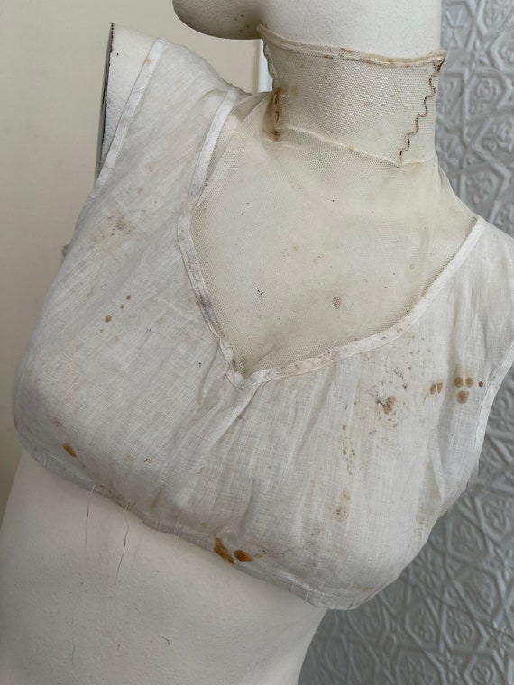 Antique Underbodice-shapewear-net-wire-corset Cover-undergarment