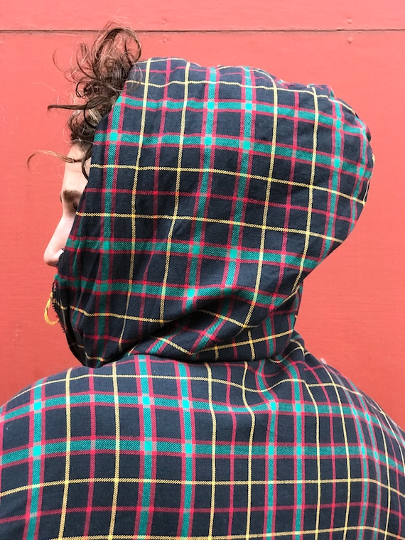 Incredible rare Handmade plaid 1940s vintage flann