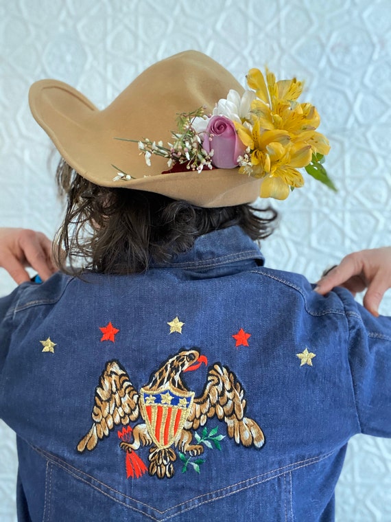 Bicentennial 1976 Bang Bang Robbins Denim Jacket-jean - Etsy Finland
