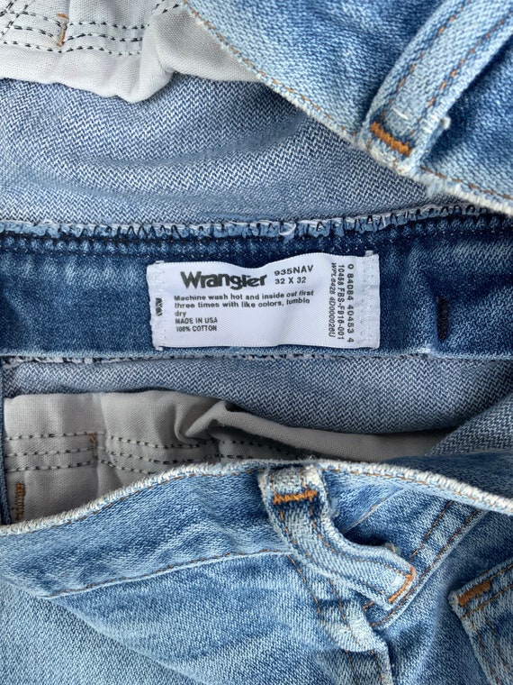 Vintage 80s Wrangler Distressed Light 