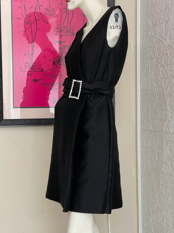 1960s-1970s Little Black Dress-true vintage-rhine… - image 4