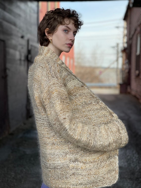 Bonnie Cashin Country Mohair Wool Cardigan Sweate… - image 5