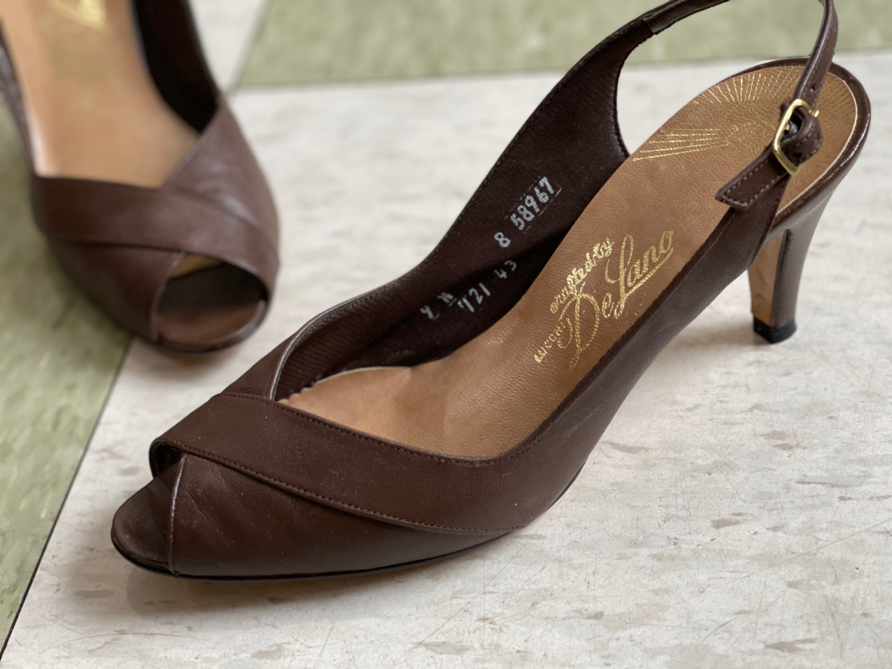 Brown Fancy High Heel Ladies Leather Shoes at Best Price in South 24  Parganas | Kafa International Enterprise
