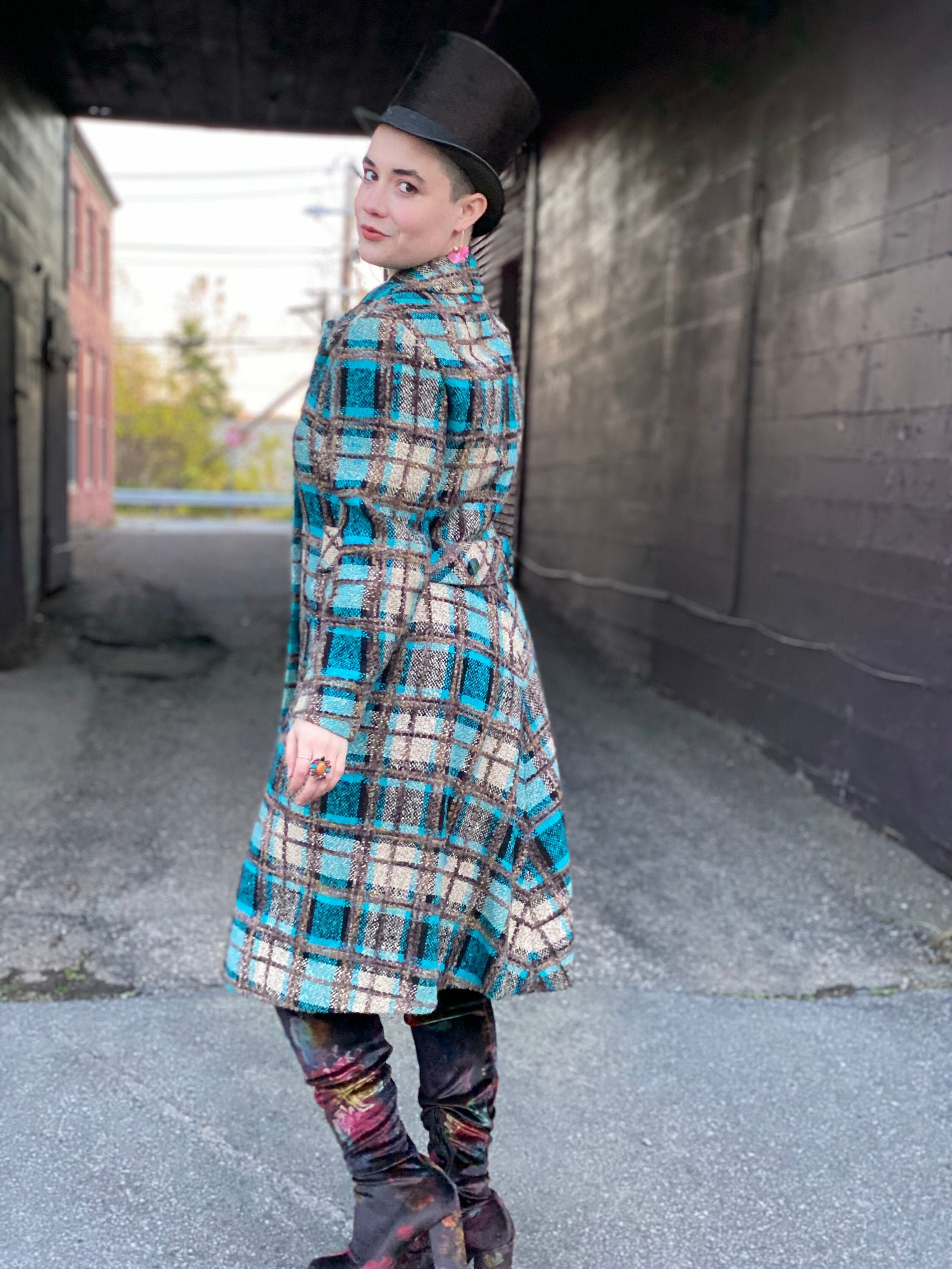 Teal Overcoat - Etsy