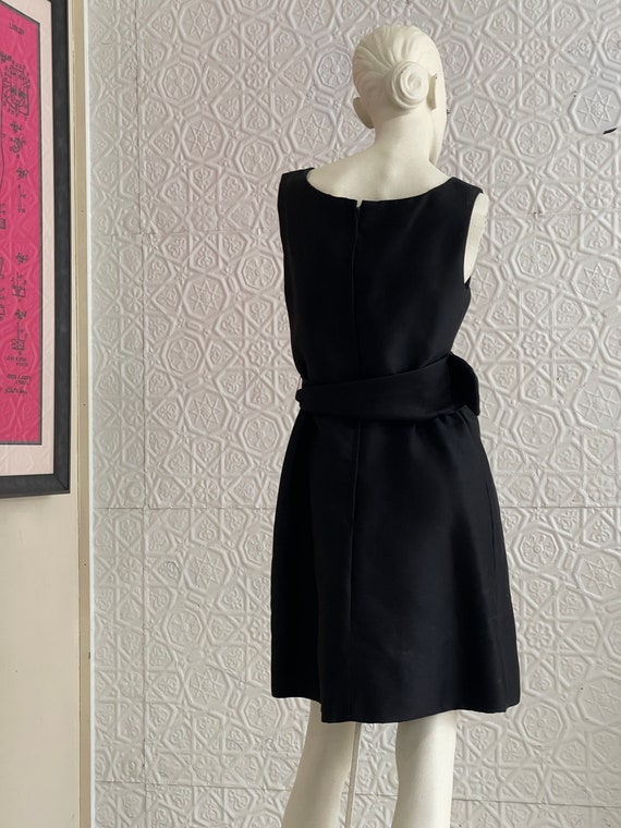 1960s-1970s Little Black Dress-true vintage-rhine… - image 3