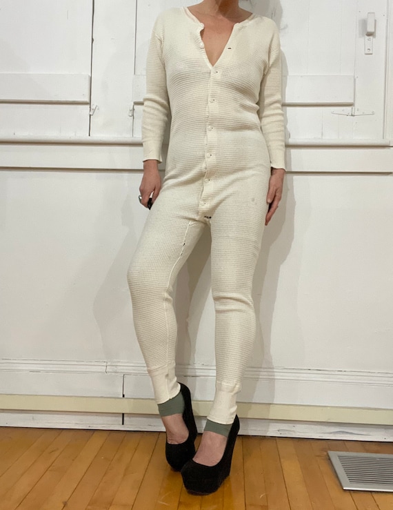 button up long johns