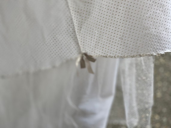 1980s 70s Does Midcentury Princess Skirt Swiss Dot Tiered Tulle