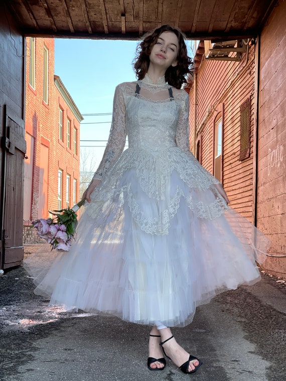 50s wedding dress