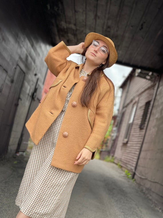 womens camel car coat