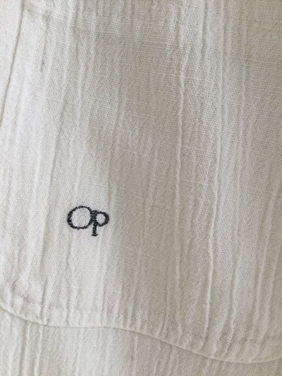 OP 70s Cotton Guaze White Surfer Beach Pajamas Bel