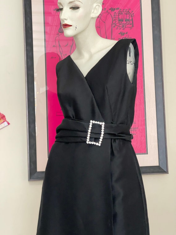 1960s-1970s Little Black Dress-true vintage-rhine… - image 2