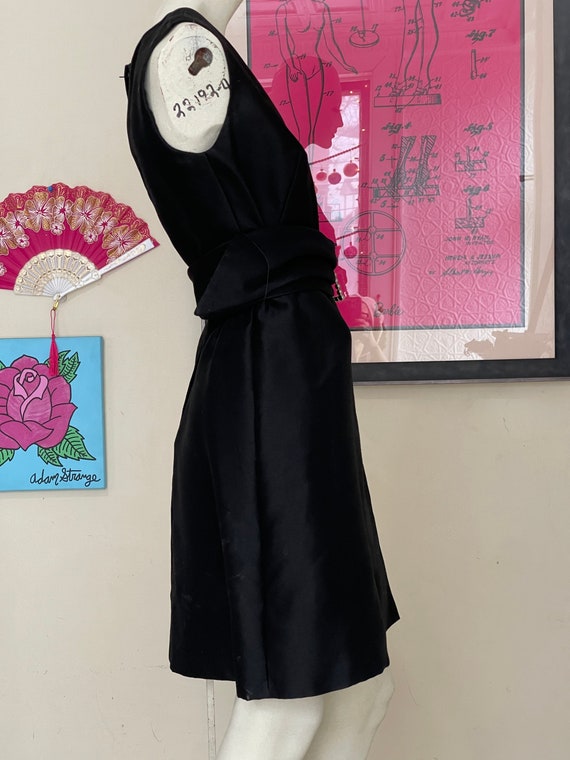 1960s-1970s Little Black Dress-true vintage-rhine… - image 8