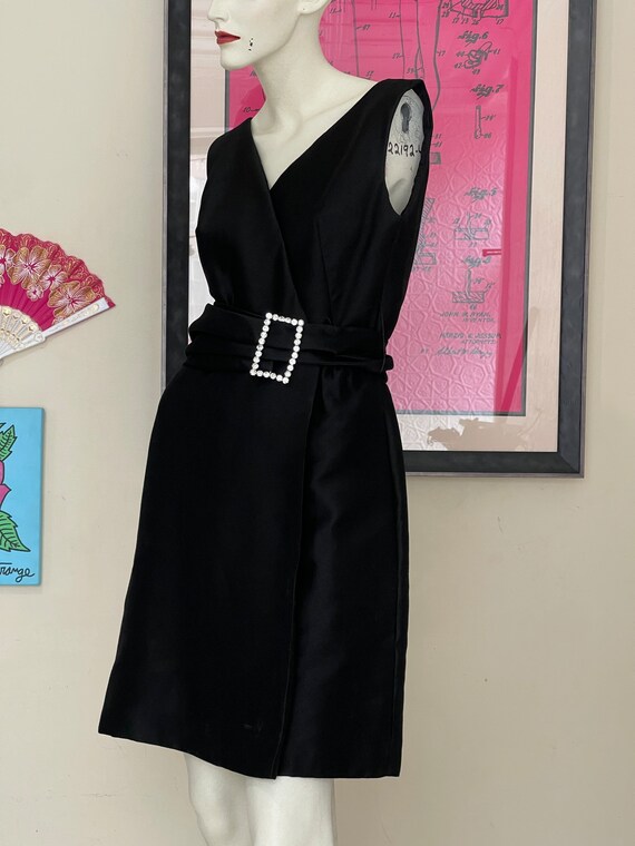 1960s-1970s Little Black Dress-true vintage-rhine… - image 6