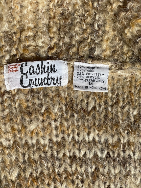 Bonnie Cashin Country Mohair Wool Cardigan Sweate… - image 4