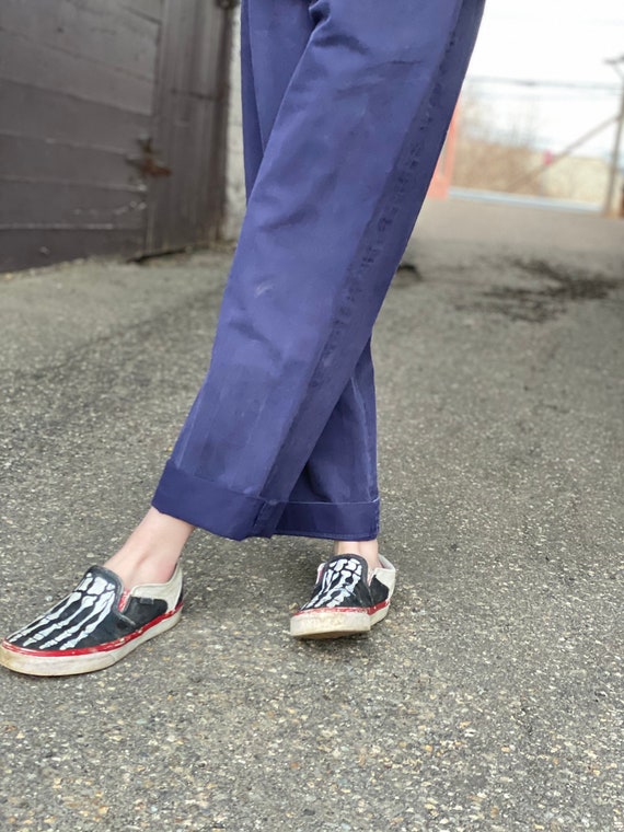 Navy Womens Workwear Trouser-Blue Work Pants-Milit