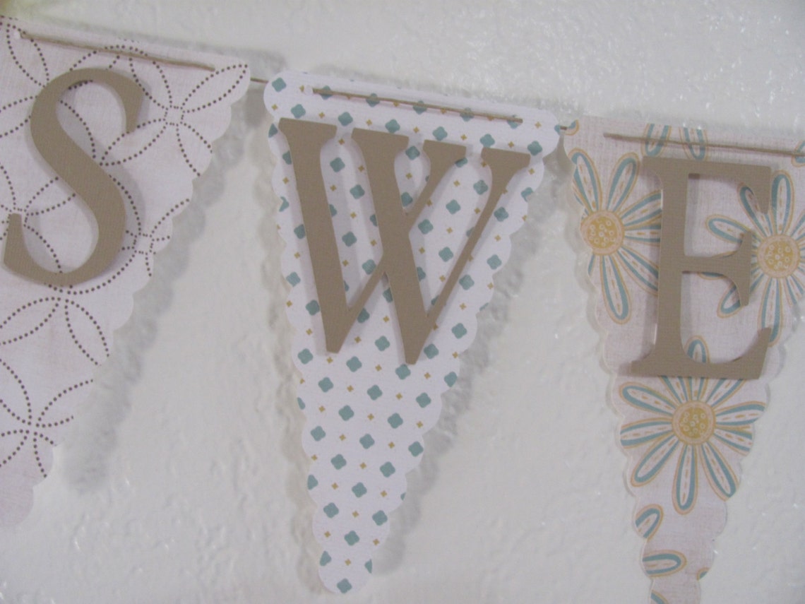 Sweet Baby Baby Shower Banner Baby Shower Decorations - Etsy