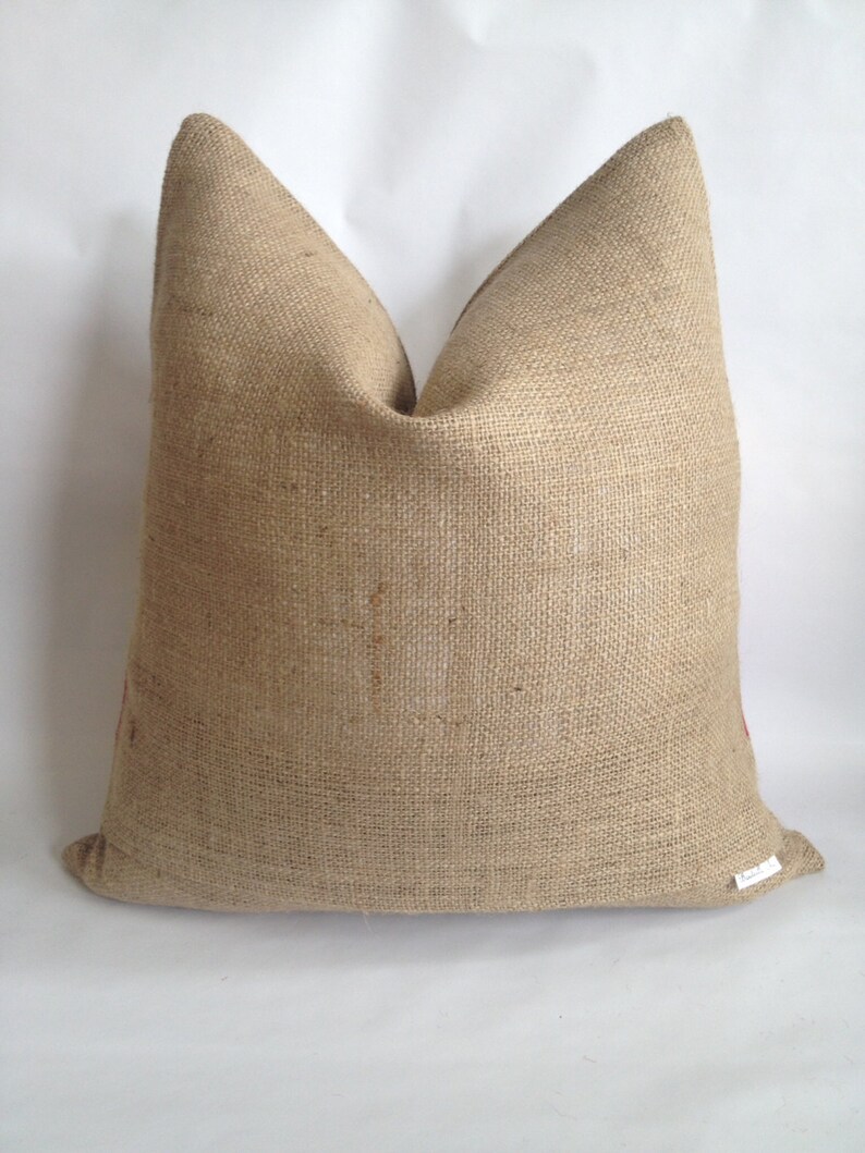 Black Cream and Natural Multi Stripe Burlap Pillow Cover Etsy Canada