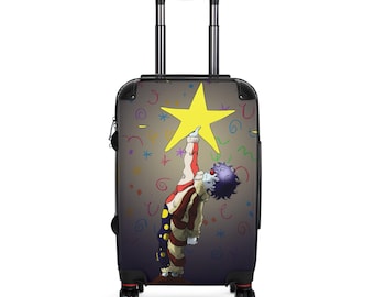Cute, Vibrant Clown. Suitcase