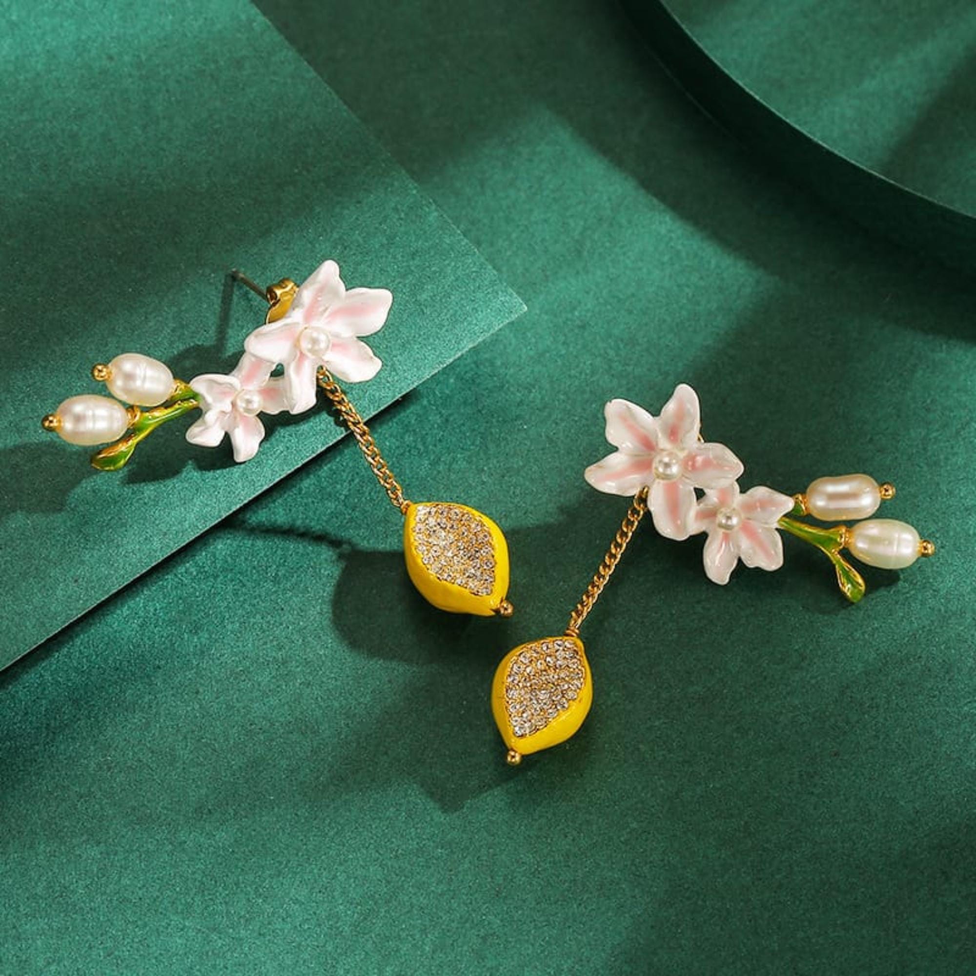 Les Nereides Earrings Flower - Etsy