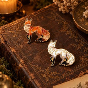 Vintage Fox Brooch - Etsy