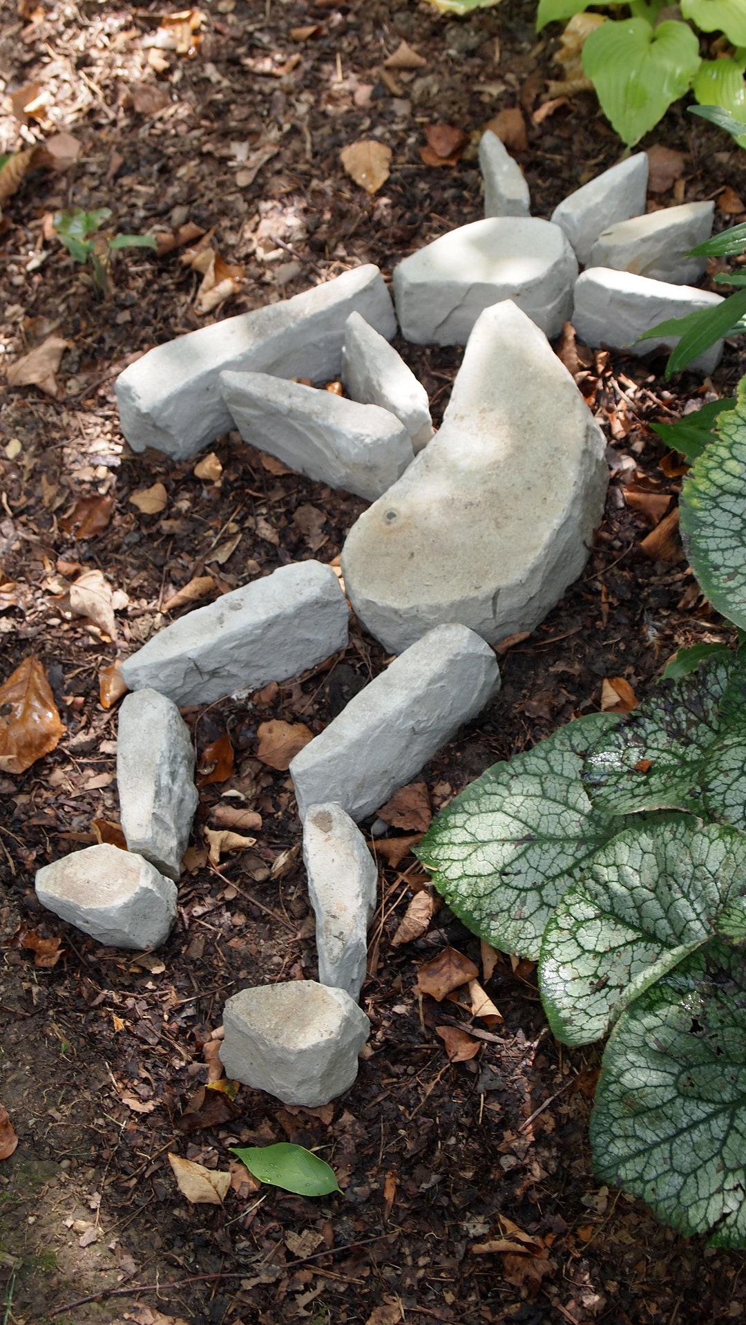 Stone Flowers Garden Art Kokopelli Etsy