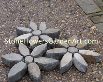 Stone Flowers Garden Art Flower Bouquet 1