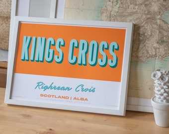 Kings Cross - Isle of Arran - Scotland - Souvenir Destination Unframed Print - Retro Vintage Travel Print - Favourite City Poster